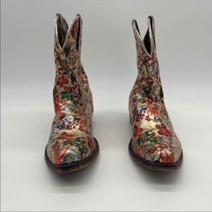 Roper - Metallic Floral Cowboy Boots